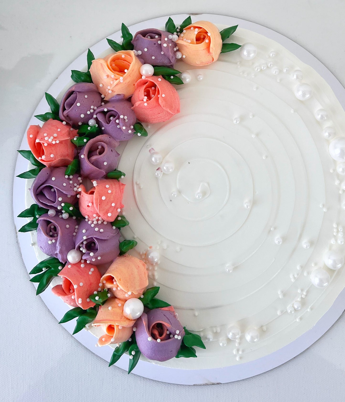 Elegant Roses Cake