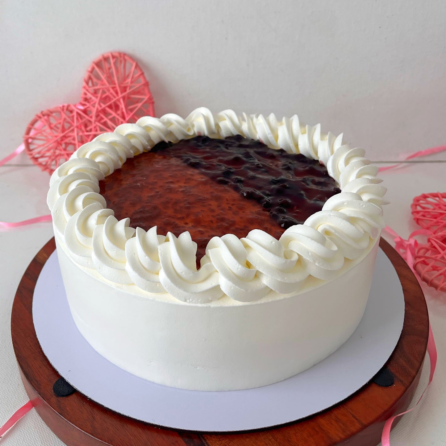 Raspberry and Blueberry Cake
