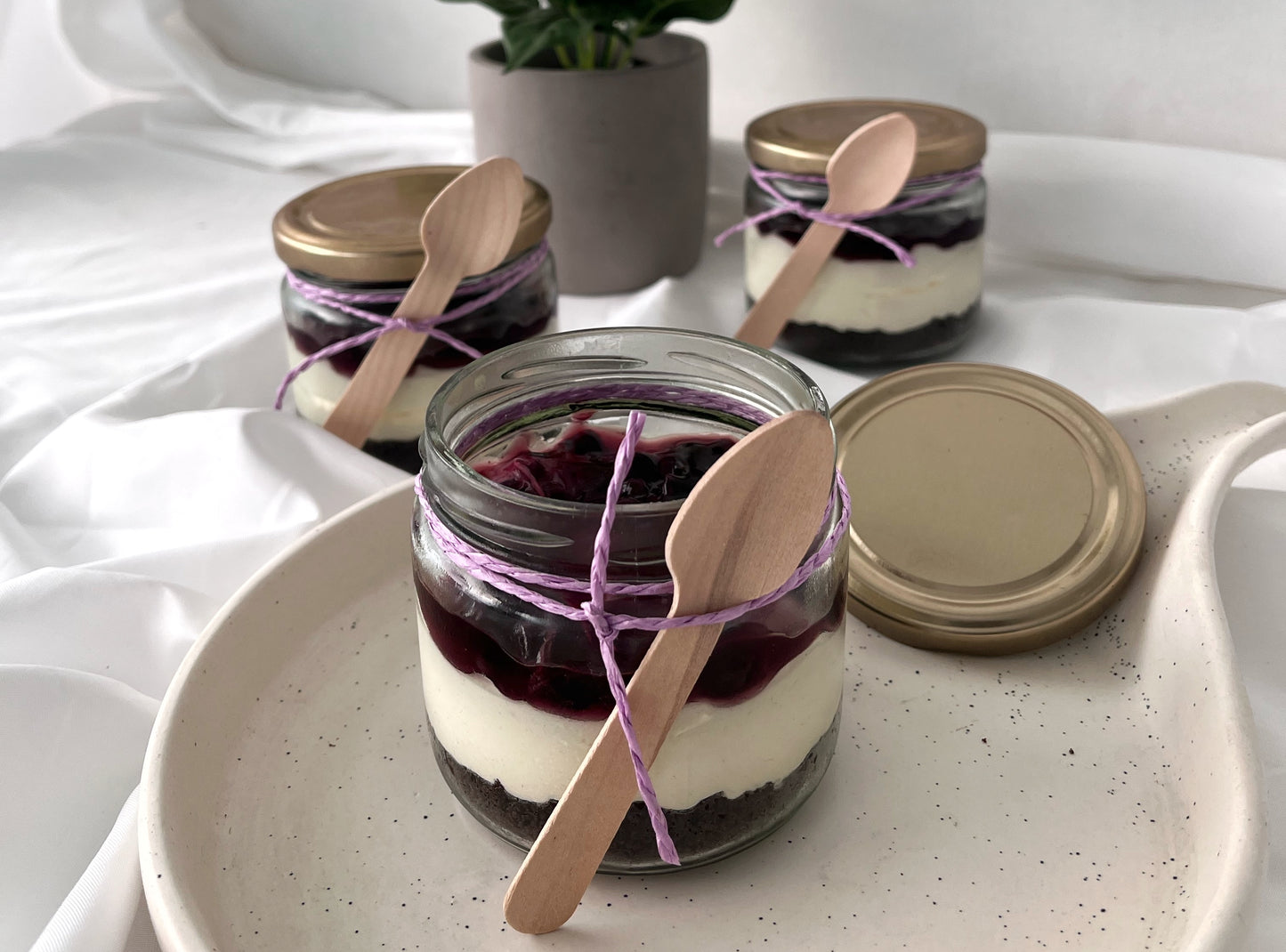 Blueberry Cheesecake Jar