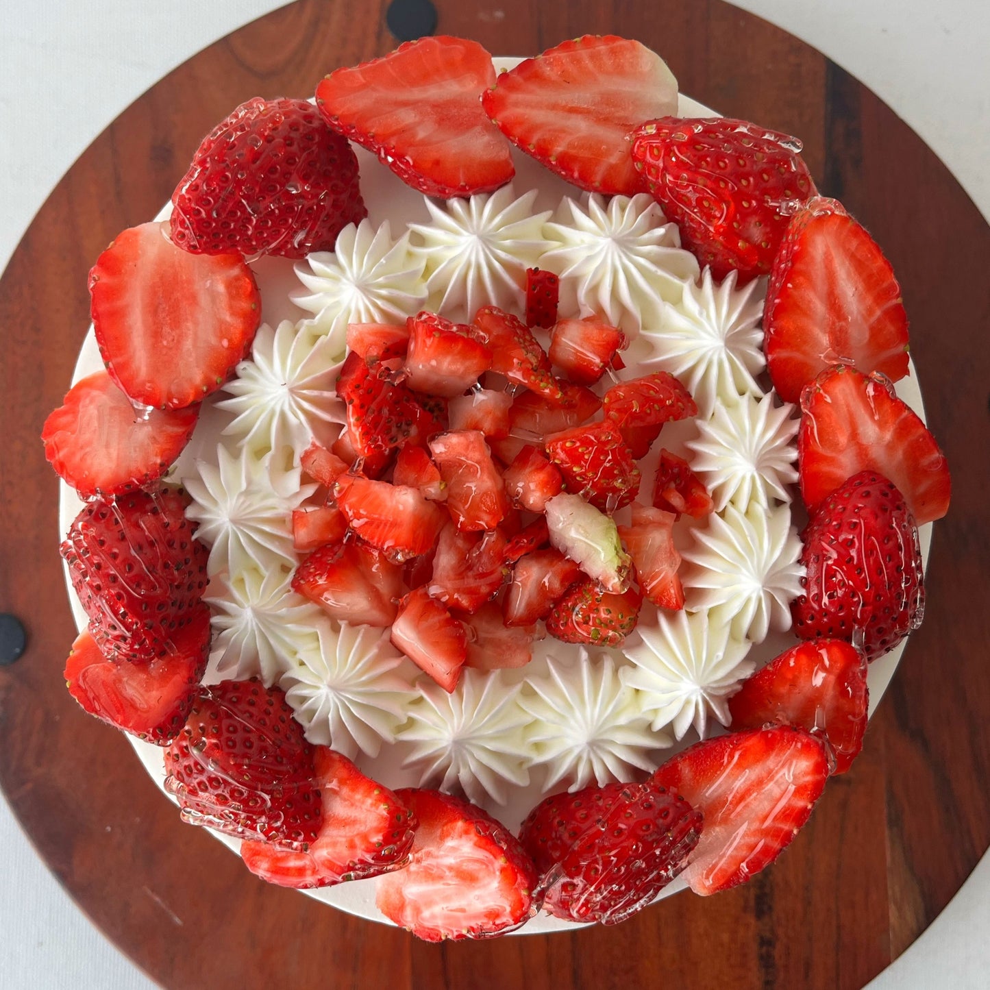strawberry vanilla cake
