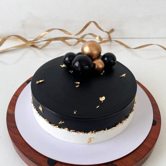 Black & Gold Chocolate cake